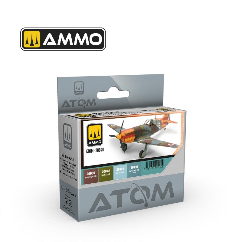 AMMO by Mig 20940 French WWII Aircraft colours Set