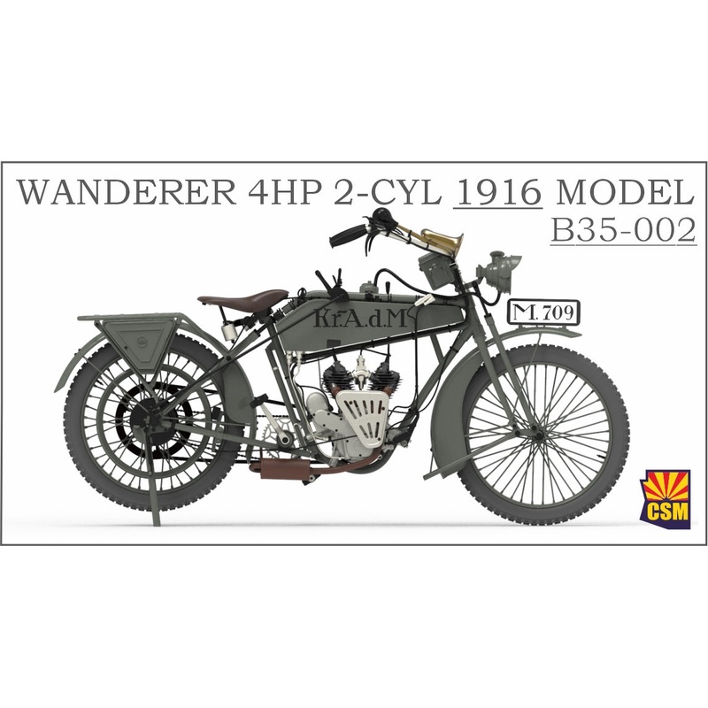 Copper State Models B35002 1/35 Wanderer 4hp 2-cyl 1916 Model