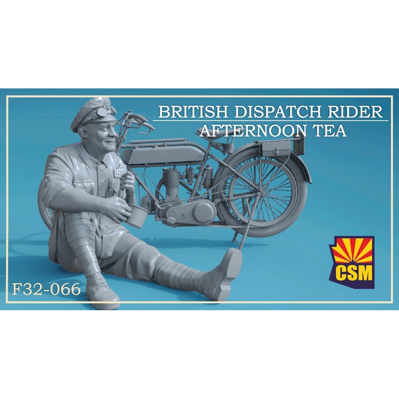 Copper State Models F32066 1/32 British Dispatch Rider afternoon tea
