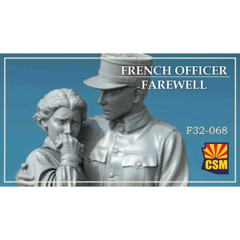 Copper State Models F32068 1/32  French officer - Farewell