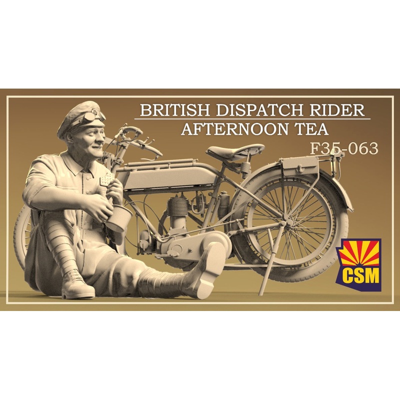 Copper State Models F35063 1/35 British Dispatch Rider Afternoon tea
