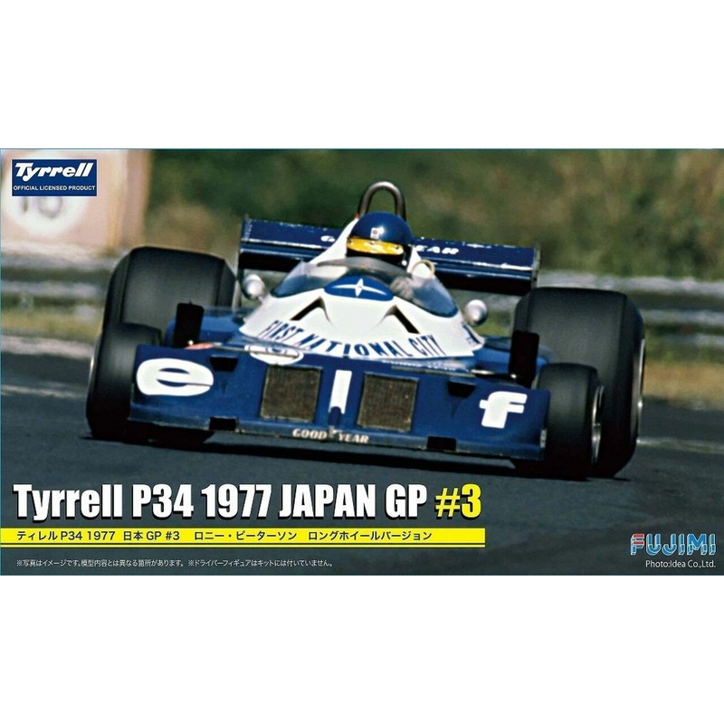 Fujimi 090900 1/20 Tyrrell P34 1977 Japan GP Long Chassi #3 Ronnie Peterson