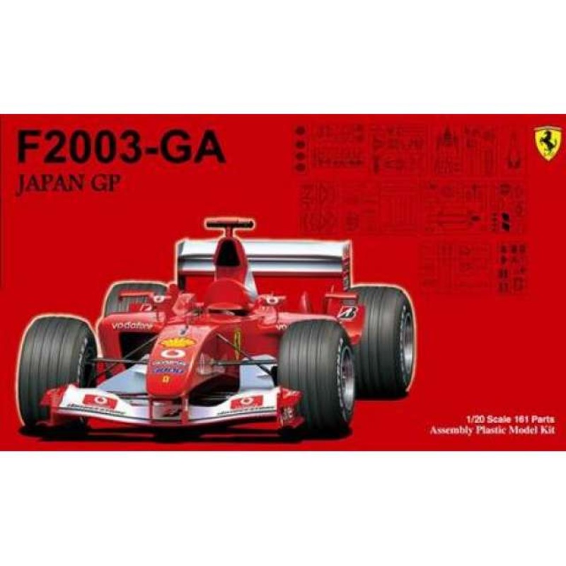 Fujimi 092096 1/20 GP23 Ferrari F2003-GA (Japan, Italy, Monaco, Spain)