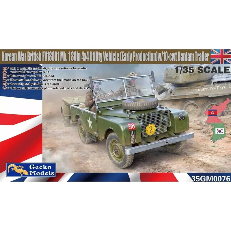 Gecko Models 35GM0076 1/35 Brit. FV18001 Mk.1 80in 4x4 Utility Vehicle early
