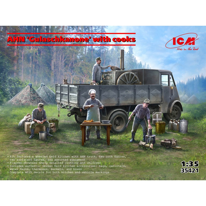 ICM 35421 1/35 AHN 'Gulaschkanone' with cooks