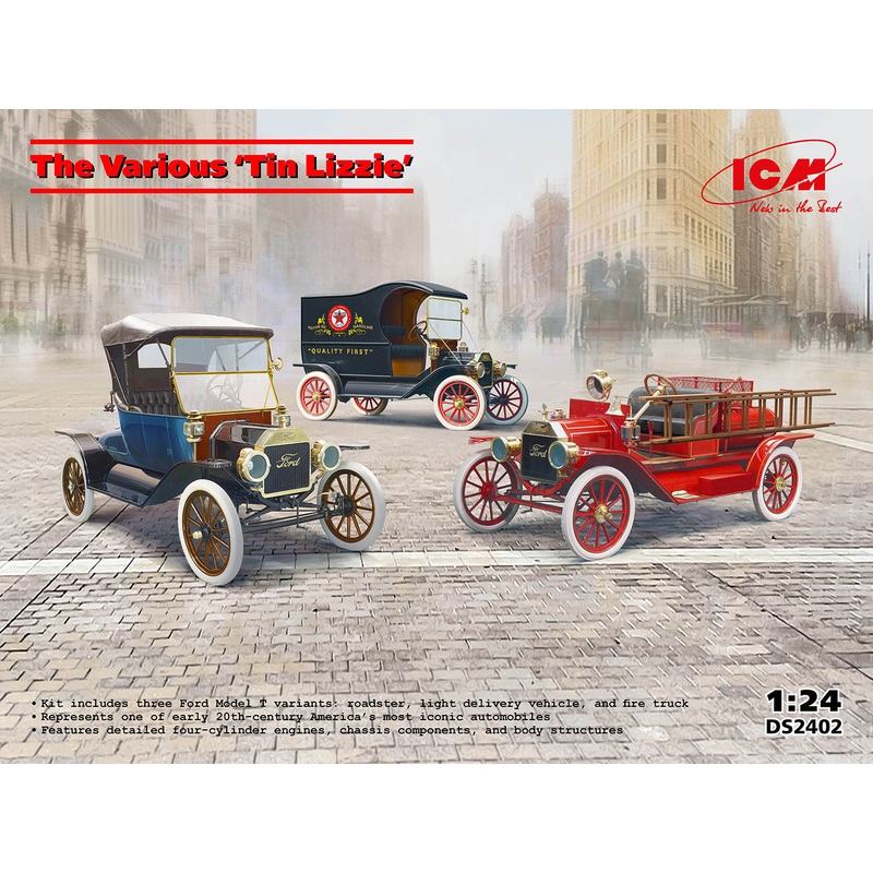ICM DS2402 1/24 The Various 'Tin Lizzie'