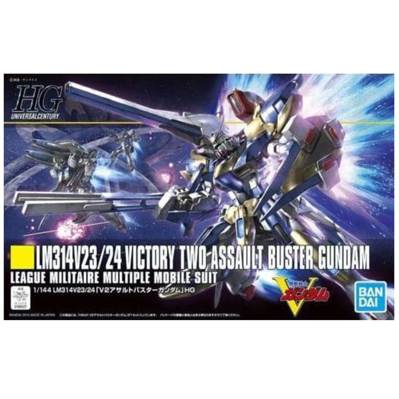 Bandai 2255554 HGUC #189 1/144 V2 Assault Buster Gundam Victory Gundam