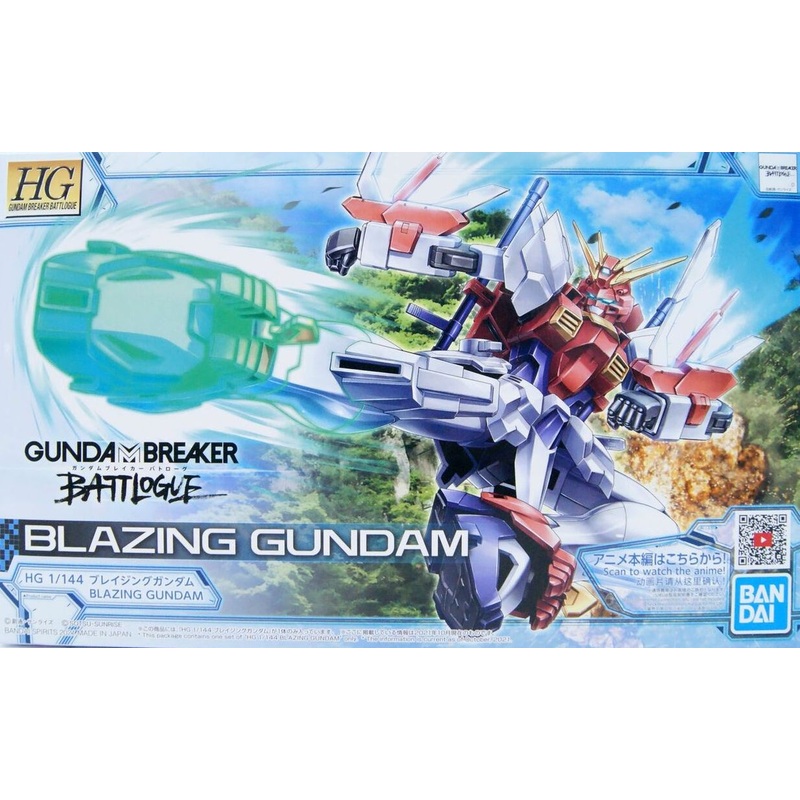 Bandai 2555019 HG 1/144 Blazing Gundam Gundam Breaker Battlogue