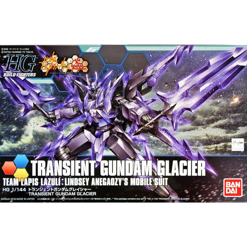 Bandai 2358024 HGBF #50 1/144 Transient Gundam Glacier Gundam Build Fighters