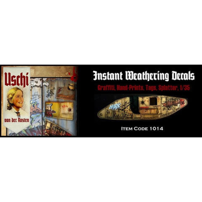 Uschi Van Der Rosten UV1014 Decals Instant Graffiti
