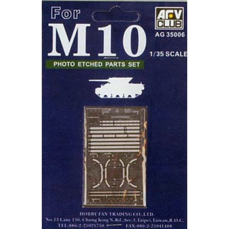AFV Club AG35006 1/35 M10 Photo Etched Set