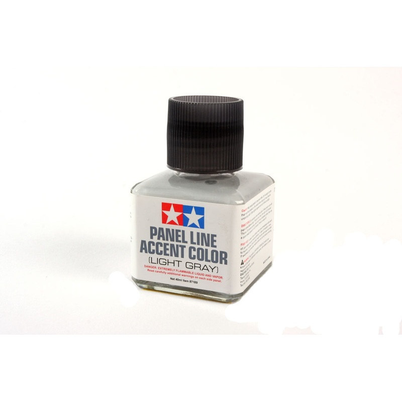 Tamiya 87189 Panel Line Accent Color Light Grey 40ml