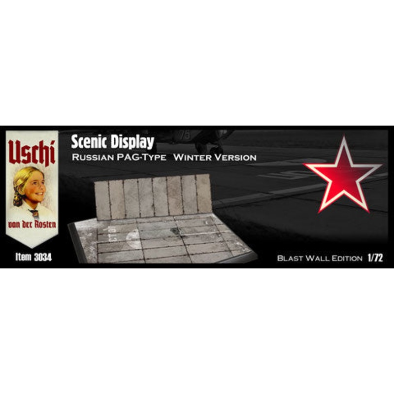 Uschi Van Der Rosten 3034 1/72 Russian PAG-Type Taxiway BLAST EDITION