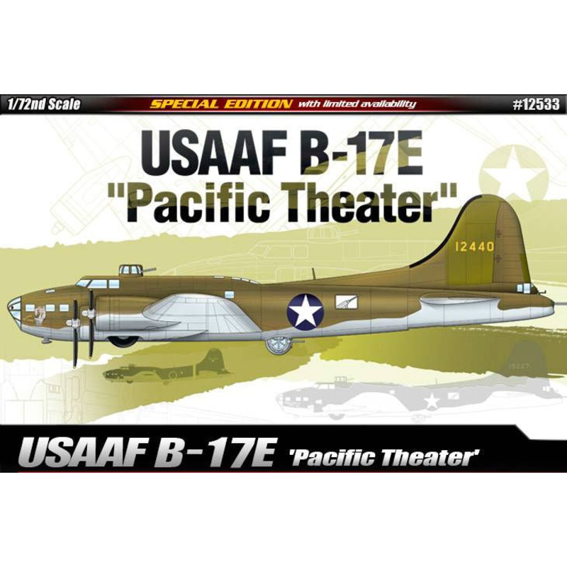 Academy 12533 1/72 B-17E USAAF Pacific Theatre