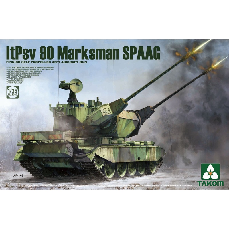 Takom 2043 1/35 Finnish ItPsv 90 Marksman SPAAG