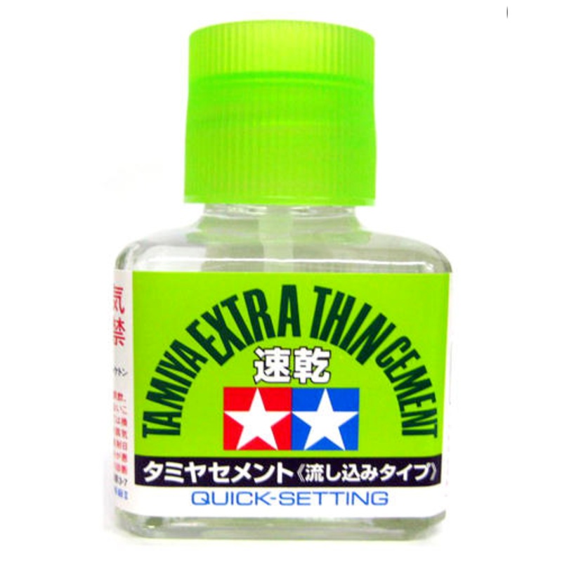 Tamiya 87182 Extra Thin Cement,  Quick Set - 40ml