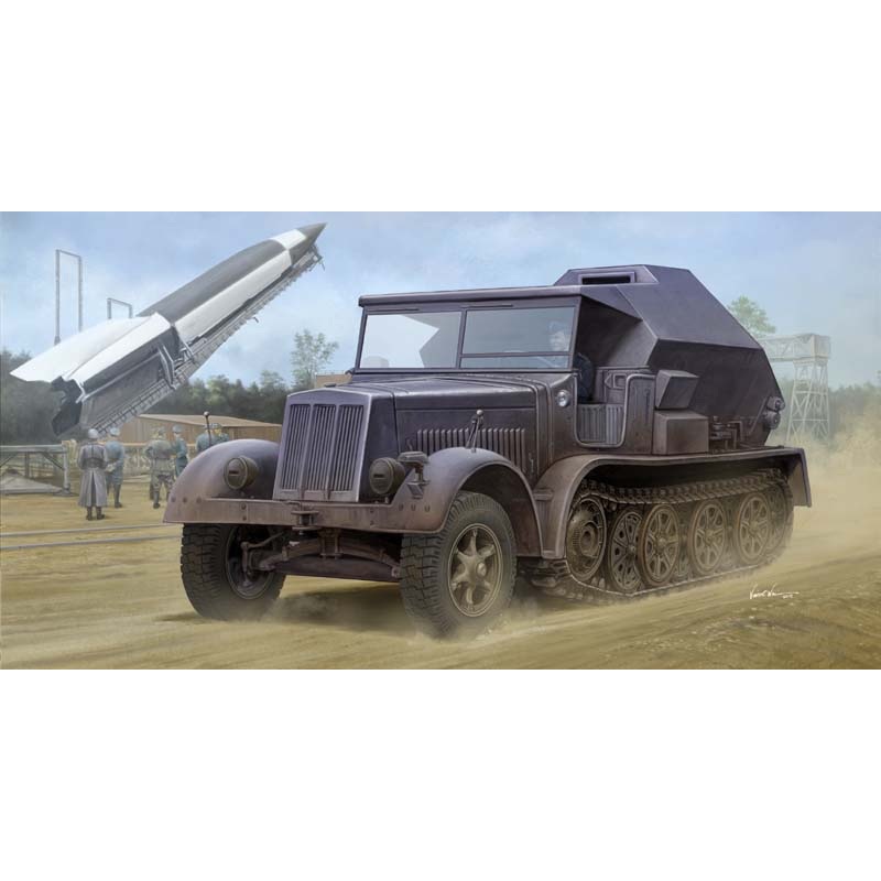 Trumpeter 09537 Sd.Kfz. 7/3 Half-Track Artillery Tractor Feuerleitpanzer