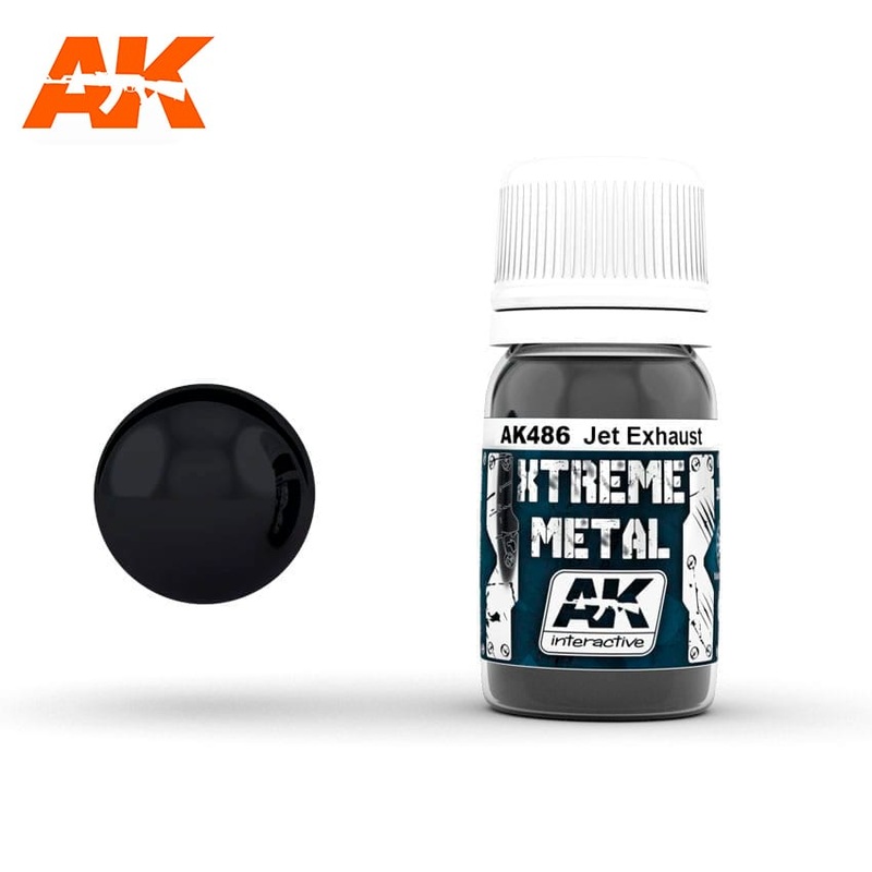 AK Interactive 486: Xtreme Metal Jet Exhaust 30ml