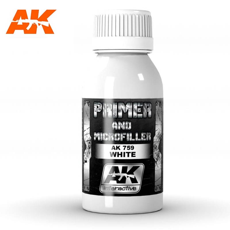 AK Interactive 759 White Primer & Microfiller