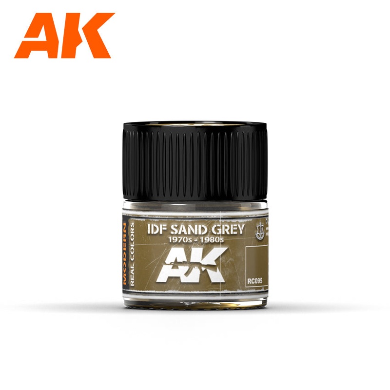 AK Interactive RC095 Real Colors : IDF Sand Grey 1970's-1980's
