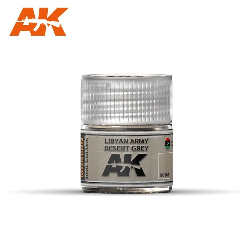 AK Interactive RC103 Real Colors Libyan Army Desert Grey