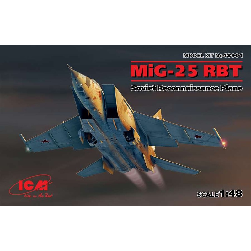 ICM 48901 1/48 MiG-25 RBT, Soviet Reconnaissance Plane