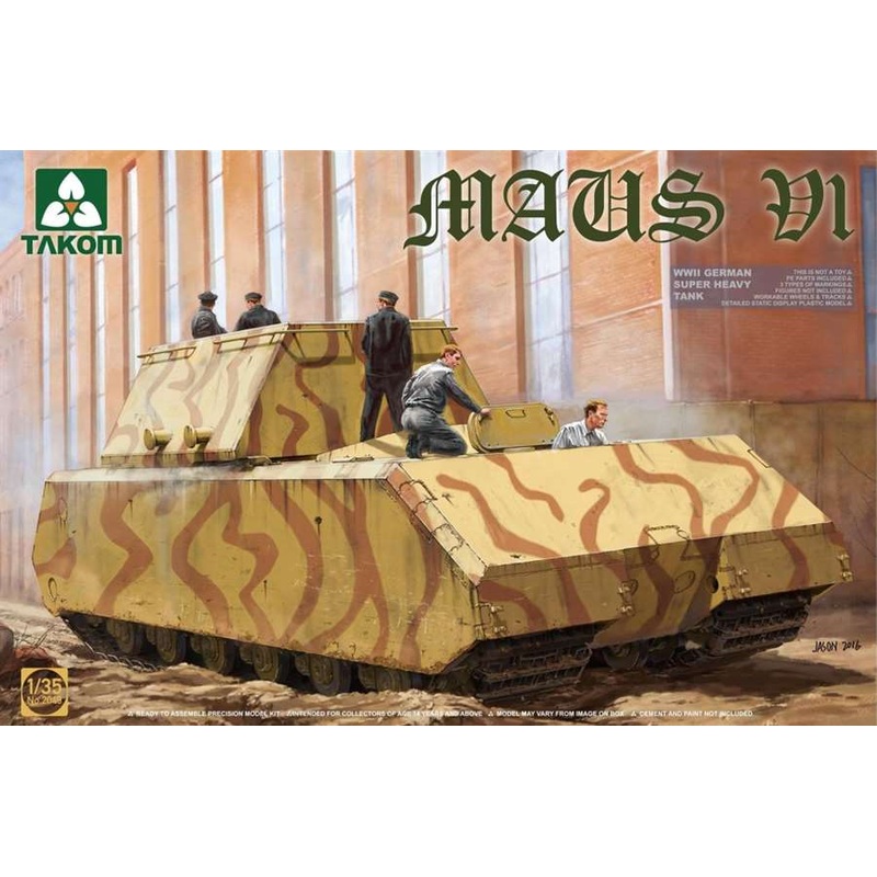 Takom 2049 1/35  Maus V1 mit Versuchsturm