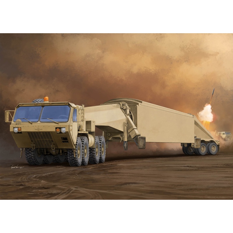 Trumpeter 01059 1/35 M983 HEMTT Tractor & TPY-2 X Band Radar