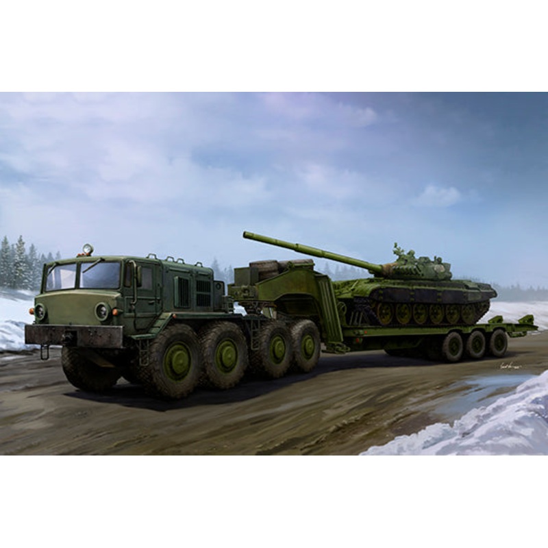 Trumpeter 01065 1/35  MAZ-537G Late Production with semi-trailer