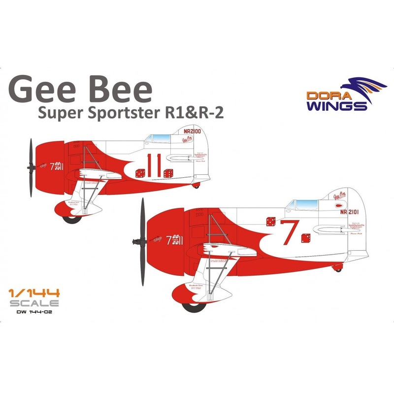 Dora Wings 1/144 Gee Bee Super Sportster R1 & R2 (2in1)