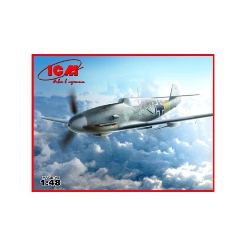 ICM 48107 1/48 Messerschmitt Bf109F-4/R6, WWII German Fighter