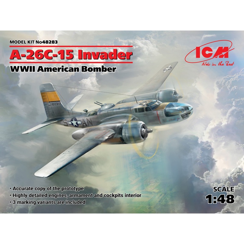 ICM 48283 1/48  A-26C-15 Invader WWII