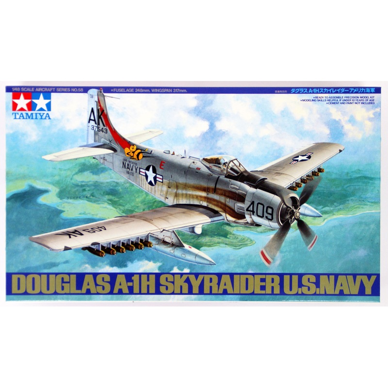 Tamiya 61058 1/48 Douglas Skyraider A-1H Skyraider