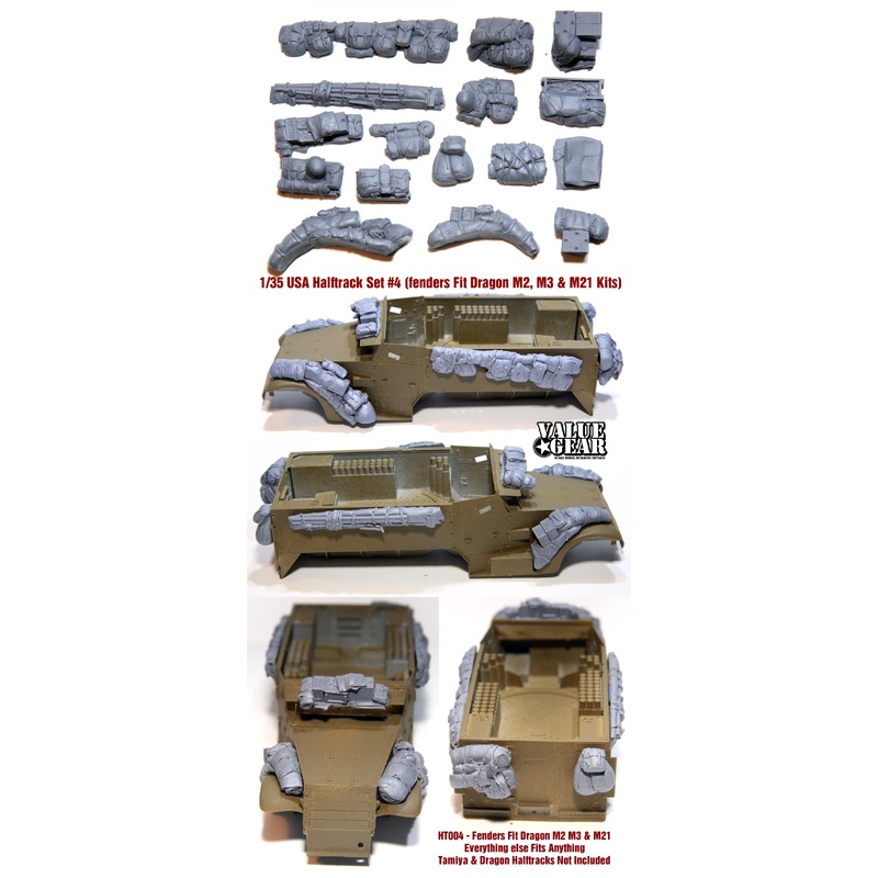 Value Gear HT004 1/35 Halftrack Pack & Fender Set #4