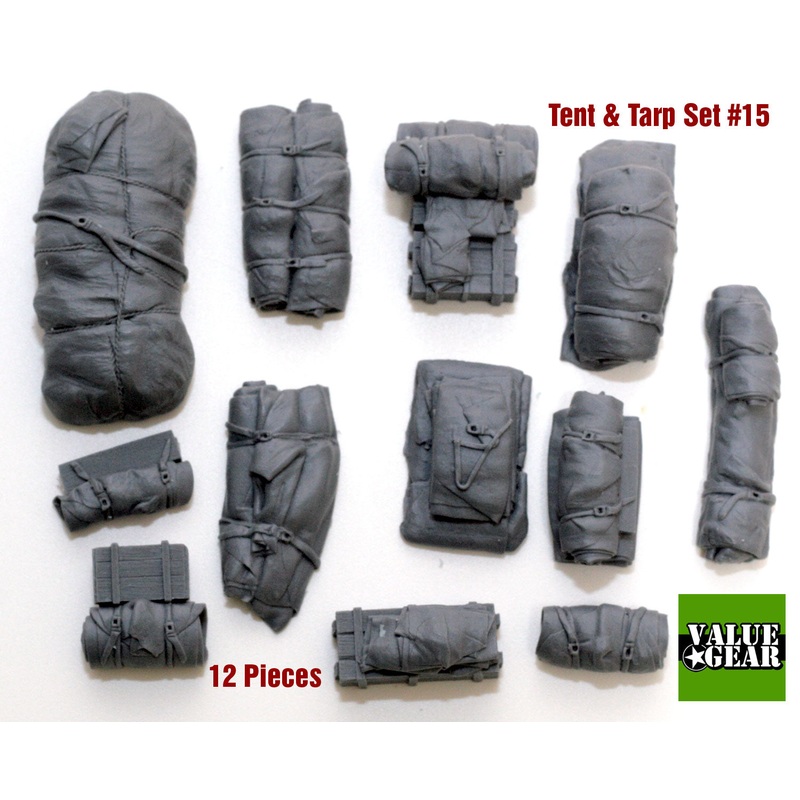 Value Gear VG015 1/35 Tents & Tarps Set #15