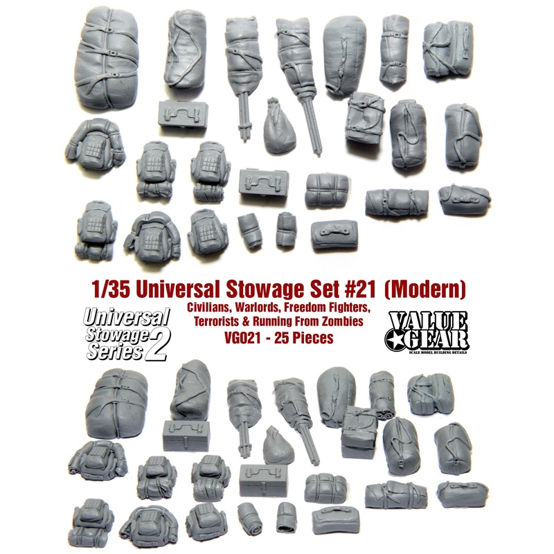 Value Gear VG021 1/35 Universal Modern Stowage Gear Set #21
