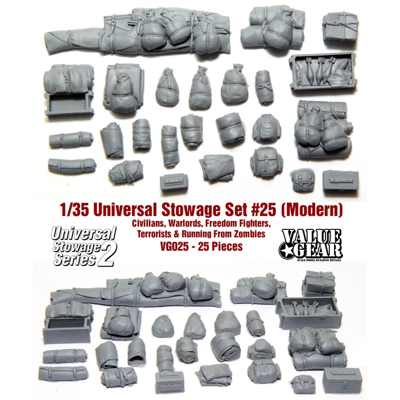 Value Gear VG025 1/35  Universal Modern Stowage Gear Set #25