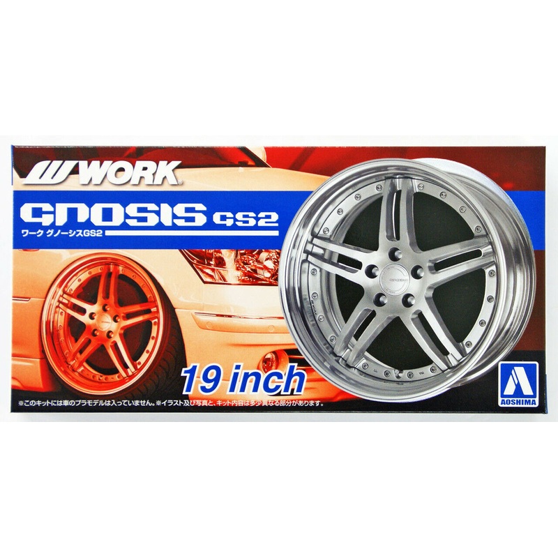 Aoshima 52440 1/24 Work Gnosis GS2- 19in. Wheel Set
