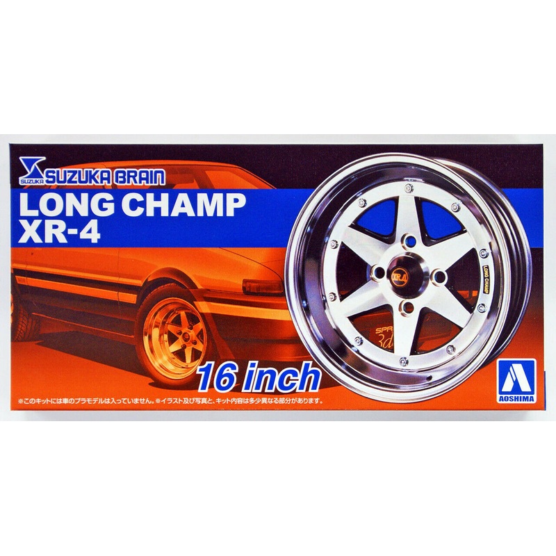 Aoshima 52495 1/24 Long Champ XR-4 16in. Wheel Set