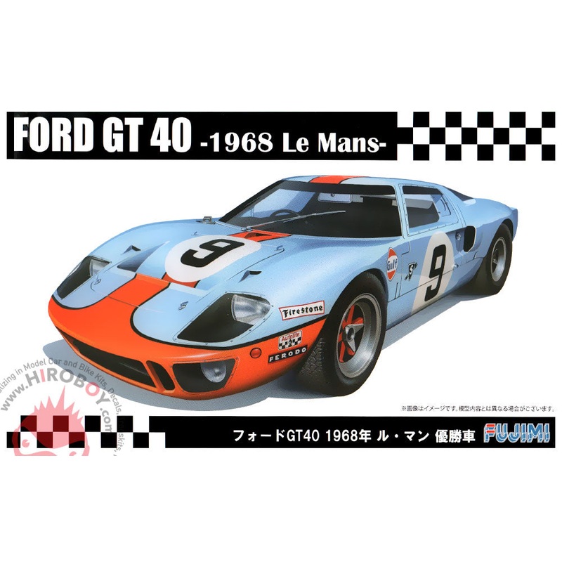 Fujimi 126050 1/24 GT40 '68 LeMans Winner