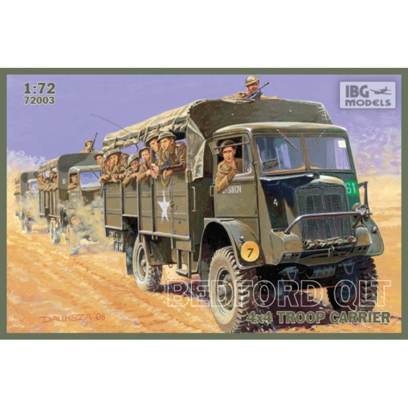 IBG 72003 1/72 Bedford QLT 4x4 Troop Carrier