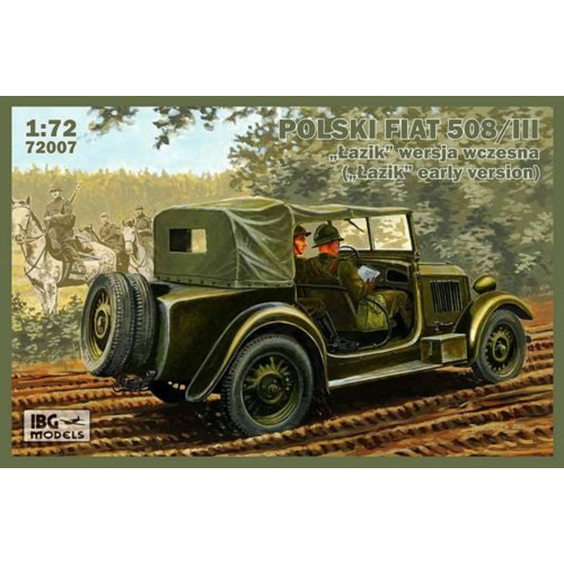 IBG 72007 1/72 Polski Fiat 508/III Lazik-  Early Version