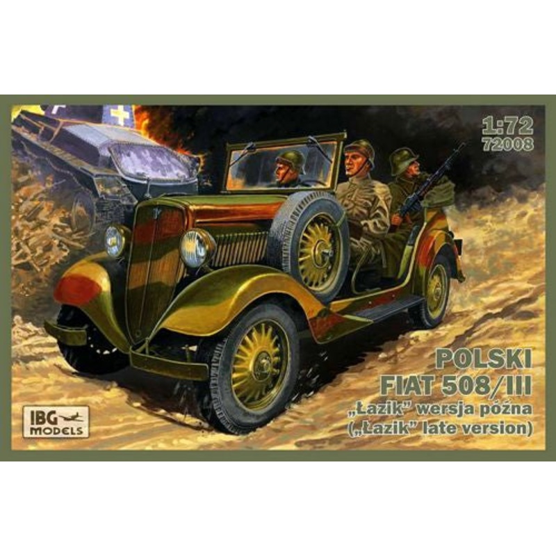 IBG 72008 1/72 Polish Fiat 508/II Lazik- Late Version