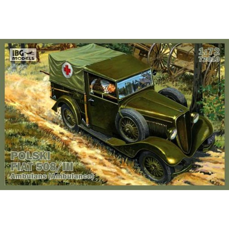 IBG 72010 1/72 Polish Fiat 508/III Ambulance