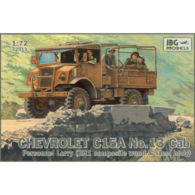 IBG 72013 1/72 Chevrolet C15A No.13 Cab Personnel