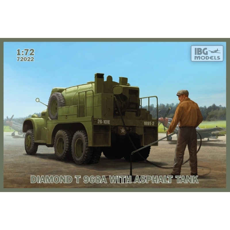 IBG 72022 1/72  Diamond T 968A with Asphalt Tank
