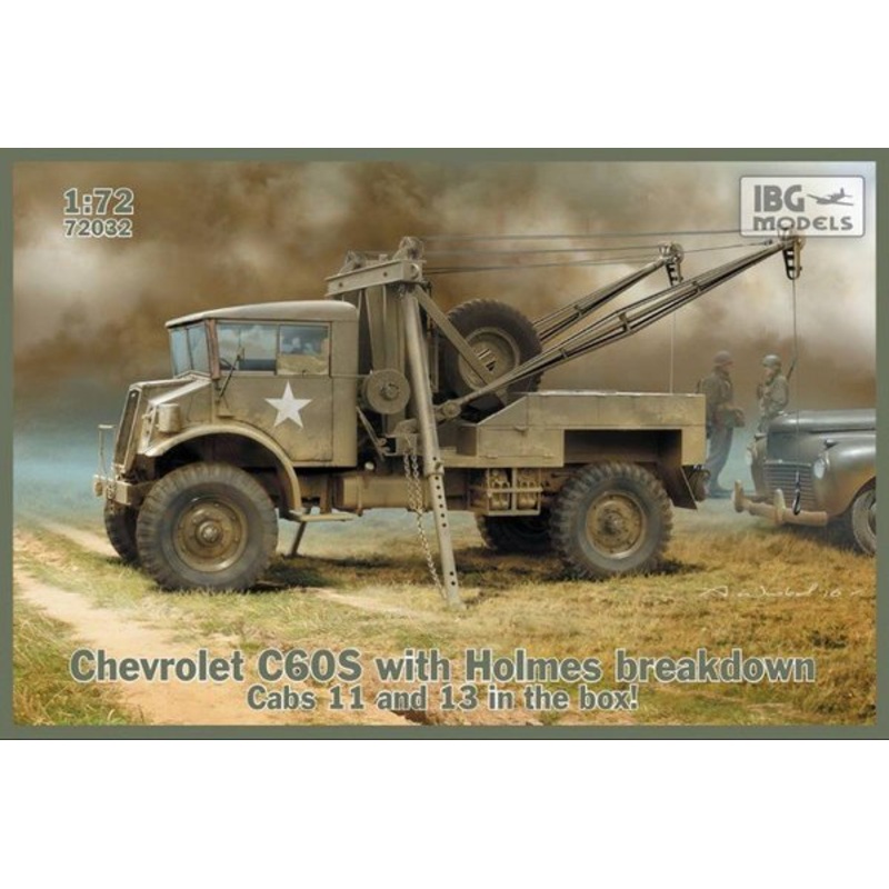 IBG 72032 1/72 Chevrolet C60S No.13/11 Cab with Holmes