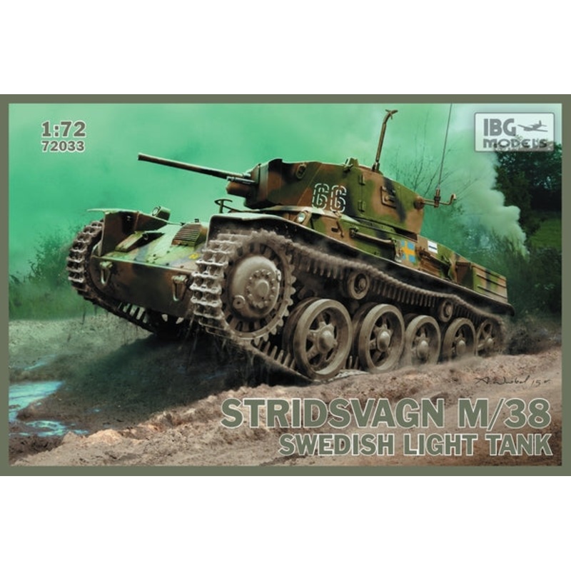 IBG 72033 1/72 Stridsvagn M/38 Swedish Light Tank
