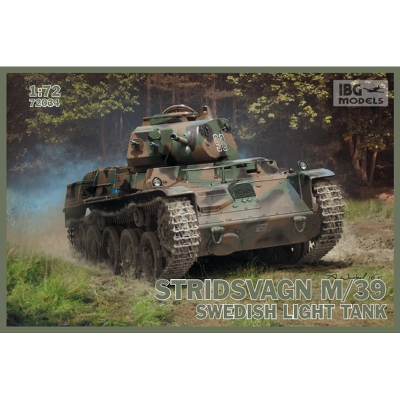 IBG 72034 1/72 Stridsvagn M/39 Swedish Light Tank
