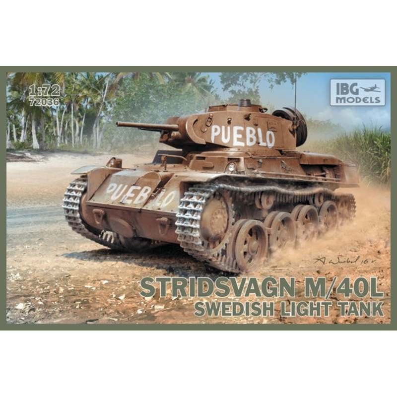 IBG 72036 1/72 Stridsvagn M/40L Swedish Light Tank